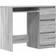 vidaXL Engineered Wood Grey Sonoma Writing Desk 45x90cm