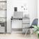 vidaXL Engineered Wood Grey Sonoma Writing Desk 45x90cm