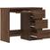 vidaXL Engineered Wood Brown Oak Writing Desk 45x90cm