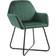 vidaXL Velvet Green Kitchen Chair 84cm 2pcs