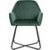 vidaXL Velvet Green Kitchen Chair 84cm 2pcs