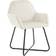 vidaXL Velvet Cream Kitchen Chair 84cm 2pcs