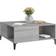 vidaXL Engineered Wood Grey Sonoma Coffee Table 80x80cm