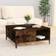 vidaXL Engineered Wood Smoked Oak Coffee Table 80x80cm
