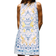H&M Linen Blend Strappy Dress - White/Lemons