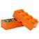 Room Copenhagen Lego Oppbevaringsboks 8 Knotter Bright Orange