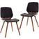 vidaXL 287380 Black/Dark Brown Köksstol 85cm 2st