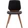 vidaXL 287380 Black/Dark Brown Köksstol 85cm 2st