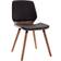 vidaXL 287380 Black/Dark Brown Köksstol 85cm 2st