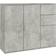 vidaXL 823273 Concrete Grey Sideboard 91x75cm