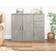 vidaXL 823273 Concrete Grey Sideboard 91x75cm