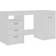 vidaXL 3054780 White Writing Desk 50x140cm 2pcs