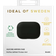 Ideal of Sweden Silicone Airpods Pro Gen 1&2 Case Black