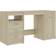 vidaXL 3054783 Sonoma Oak Writing Desk 50x140cm 2pcs