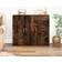vidaXL 823274 Smoked Oak Sideboard 91x75cm
