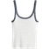H&M Lace Trimmed Vest Top - White/Spotted