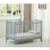 MCC Direct Brooklyn Crib with Water Repellent Mattress Grey 26x49.2"
