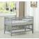 MCC Direct Brooklyn Crib with Water Repellent Mattress Grey 26x49.2"