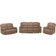 Vente-unique Hernani Taupe Sofa 210cm 3pcs 6 Seater