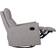 OBaby Madison Swivel Glider Recliner Chair Pebble