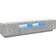 vidaXL LED Lights Concrete Grey TV-bänk 200x40cm