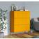 vidaXL Drawer Mustard Yellow Storage Cabinet 80x101.5cm