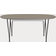 Fritz Hansen Superellipse B620 Brown Ottawa/Matt Black Dining Table 100x270cm