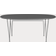 Fritz Hansen Superellipse B620 Grey Bromo/Matt Bright Dining Table 100x270cm