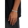 Cernucci Iced Cuban Bracelet - Silver/Transparent