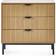 Latitude Run Audras 3 Beige Chest of Drawer 72x69cm