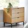 Latitude Run Audras 3 Beige Chest of Drawer 72x69cm