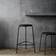 Fritz Hansen Dot Black Cowboy Seating Stool 44cm