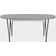 Fritz Hansen Superellipse B620 Grey Efeso/Matt Black Dining Table 100x270cm