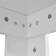vidaXL Engineered Wood White Dining Table 80x140cm