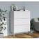vidaXL Drawer White Storage Cabinet 80x101.5cm