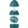 Herobility Double Anti-Colic Baby Bottle LT 340ml Mustard