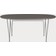 Fritz Hansen Superellipse B620 Grey/Matt Bright Matbord 100x270cm