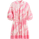 H&M Tie Belt Dress - Pink/Patterned
