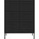 vidaXL Drawer Black Storage Cabinet 80x101.5cm