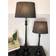 Oriva Theo Black/Gold Lampfot 42cm