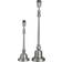 Oriva Theo Antique Nickel Lampfot 42cm