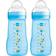 Mam Easy Active Baby Bottle 270ml 2-pack Blue