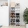 vidaXL 808486 White Skoställ 27.5x102cm 2st