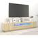 vidaXL LED Lights Sonoma Oak TV-bänk 200x40cm