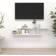vidaXL Wall Mounted White TV-bänk 125x23cm
