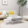 vidaXL Engineered Wood White Coffee Table 55x105cm