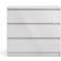 Tvilum Naia White High Gloss Chest of Drawer 77x70.1cm