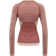 Hummel Women Clea Seamless Tight T-shirt L/S - Withered Rose/Rose Tan Melange