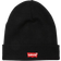 Levi's Embroidered Slouchy Beanie - Regular Black