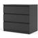 Tvilum Naia Matt Black Kommode 76.8x70.1cm